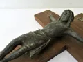 Стар голям кръст,разпятие за стена , снимка 3