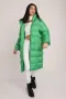 Зелено дамско дълго зимно яке , снимка 3