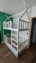 Двуетажно детско легло тип къщичка, снимка 1 - Други стоки за дома - 40436960