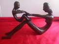 Henry Moore Бронзова Статуетка Пластика "Майка с Дете", снимка 1