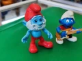 Две стари играчки на смърфовете , снимка 2