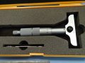микрометричен дълбокомер Mitutoyo 128-101, 0-25mm, снимка 2