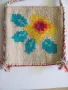 Чантичка, торбичка-ръчно тъкана ,вълна, декорация, снимка 3