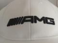 AMG Мъжка шапка с козирка бяла , снимка 1