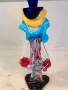 голям стъклен клоун Murano , снимка 7