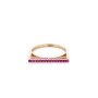 Златен дамски пръстен 1,75гр. размер:55 14кр. проба:585 модел:20240-6, снимка 1
