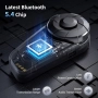 Нови интеркоми 2 броя цена за брой Fodsports FX-S Мотоциклетни Bluetooth слушалки V5.4, 2-посочен..., снимка 2