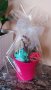 🌺 Ръчно изработени саксии с цветя от бебешки чорапки 🌼, снимка 10