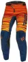 Fly Racing KINETIC WAVE MX NAVY ORANGE бридж крос ендуро, снимка 3