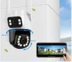 ТОП ЦЕНА ICSee Двойна камера Безжична WI-FI camera 8 X ZOOM, снимка 5