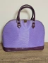 Louis Vuitton дамска винтидж лилава чанта , снимка 1
