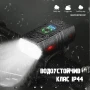 Мощен акумулаторен LED фар за колело предни светлини за велосипед водоустойчив зареждащ се USB, снимка 3