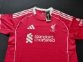 Официала тениска на Liverpool за сезон 2025/26, създаден от Adidas, снимка 4
