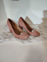Розови обувки, снимка 1 - Дамски обувки на ток - 44595962