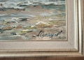 Картина, море, худ. А. Симеонов, снимка 3