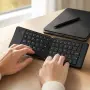 Клавиатура сгъваема безжична, Digital One SP01486 AOAS A-1007, Bluetooth 5.0, ножичен механизъм, снимка 1