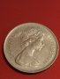 Две монети 1 крона 1962г. Норвегия / 19 нови пенса 1976г. Англия Елизабет втора 34838, снимка 8