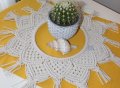Ръчна изработка Макраме|декорация|каре|подложка за маса, снимка 4