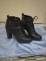 Дамски кожени боти на ток 37 номер, снимка 5