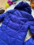 Синьо олекотено зимно яке с гъши пух, снимка 3