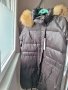 тотално намаление-Овърсайз от 330лв., ново, уникално яке, парка с гъши пух и естествен косъм , снимка 16