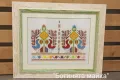 български шевици в рамка, национална шевица, българска бродерия, кукер, снимка 11