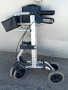 Инвалидна АЛУМИНИЕВА количка ролатор, проходилка, за хора в тежко положение,под наем или продажба, снимка 11