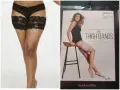 2XL Дантелени жартиери за бедра в бяло и черно , снимка 1