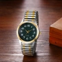 Мъжки кварцов часовник, ултратънък, зелен циферблат, снимка 5