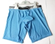 S/M нови мъжки боксерки в син цвят с отвори, снимка 1