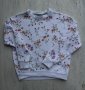 Блуза с дълъг ръкав с флорална щампа размер 134-140, снимка 1 - Детски Блузи и туники - 37165789