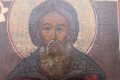 Стара Руска икона рисувана върху дърво с темпери/началото на 19-ти век/, снимка 4