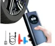 Преносим компресор за гуми (помпа) с LED дисплей и вградена батерия Air Pump Промо цена!, снимка 3