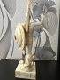 Ахил статуетка от алабастър 24 см височина декорация фигура история, снимка 6
