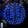 Acxilexy соларни 3D Сгъваеми сферични светлини 30 CM 120LED водоустойчиви, с 8 режима и дистанционно, снимка 1