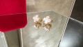 Van Cleef & Arpels VCA Rose Gold Mother of Pearl Vintage Alhambra Clips Дамски Обеци, снимка 5