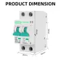 Taxnele TXL7-63PV DC MCB 1000V DC 6kA – 10A до 63A, снимка 6