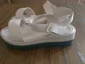 Бледо розови дамски сандали естествена кожа , снимка 2