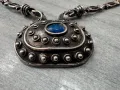 Винтидж сребърно колие №6825, снимка 3