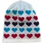 Зимна Шапка Hearts White, снимка 2
