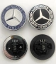Емблеми за преден капак на Мерцедес-тип "тапа" 57 мм. и тип "мерник", снимка 3