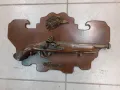 Дървена стойка за стена,за пистолет,нож,кама,кортик и др., снимка 5