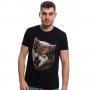 Нова мъжка тениска с дигитален печат Зъбат вълк, Серия Вълци, снимка 14