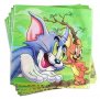 Том и Джери Tom and Jerry сини 10 парти салфетки рожден ден, снимка 2