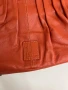 Оранжева чанта от естествена кожа, снимка 4