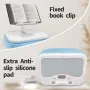 CGBE регулируема възглавница за таблет или електронен четец за легло, с възглавница, син и сив, снимка 4