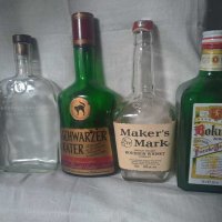 Големи стъклени бутилки от алкохол различни видове за колекция, снимка 2 - Колекции - 31986148