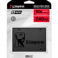 SSD 240GB 2.5" SATA 3 Kingston A400 - нов твърд диск, запечатан, снимка 1 - Твърди дискове - 34555810