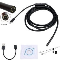 USB ендоскоп камера за андроид и PC 1м 2м 3.5м 7мм. 6 LED, снимка 2 - Комплекти за видеонаблюдение - 40864976