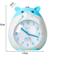 Детски настолен часовник за детска стая с батерии 16х14 см (001) - 2 цвята, снимка 3 - Детски - 44780010